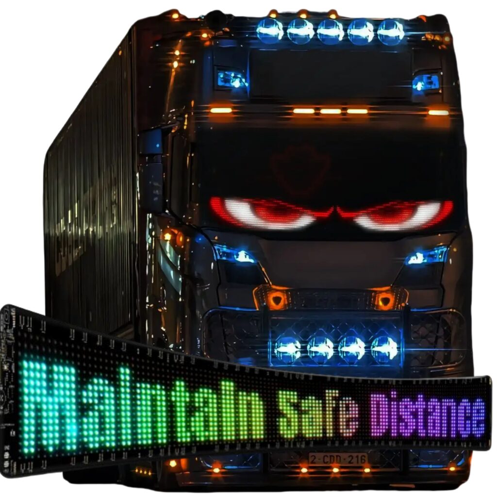 Internet Celebrity Devil Eye LED Screen Car Eye... Internet Celebrity Devil Eye LED Screen Car Eye...