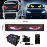 Internet Berühmtheit Teufel Auge LED Bildschirm Auto Auge Licht LKW Dynamischer LED Bildschirm Smart Car Sticker