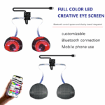 Yanıp Sönen Gözler LED Ekran Paneli Kartal Gözleri Göz Kırpma Ekranı APP Programlanabilir LED Göz Ekranı Araba Sırt Çantası LED Ekranı için İşaret