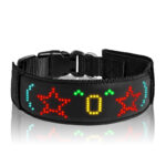 LED-Hundehalsband Glow in the Dark Light Up Leucht-Hundehalsband Waterproof Rechargeable Lighted LED Pet Safety Collar