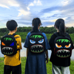 Cute Programmable Animated LED Eyes School Backpack Fashion Style Smart APP Winking Waterproof Cotton Zipper Anti-Theft for Kids