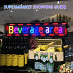 Outdoor LED Poster Shop Open Hours Advertising LED Sign Scrolling Message LED Board APP Programmable P10 Digital Display Screen