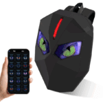 LED Sırt Çantası Motosiklet Sırt Çantası DIY programlama sırt çantası ravel ve Kamp Saklama Çantası Karbon fiber doku