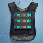 APP Control LED Flashing Safety Vest Adjustable Led Advertising Luminous Vest