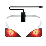 Winking Eyes LED Panel Display LED Angel Eyes Blinking Screen APP Programmable LED Eye Display for Car Backpack LED Screen