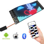 Flexible LED Display Sign Light Up Scrolling Messages Programmable Soft LED Bag T-shirts Shoes Screen