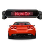 12V Remote Control Programmable LED Car Sign Scrolling Messages Numbers Display Mini Size Digital Display Screen For Advertising