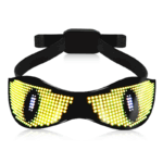 Light up Glasses Programmable APP Control LED Glasses with Text Graffiti Animation Rhythm for Nightclub Party Festival Halloween