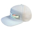 Casquette de baseball à sangle ajustable Noir Ecran LED DIY programmable et contrôlé par App Divers Designs