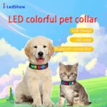 LED-Hundehalsband Glow in the Dark Light Up Leucht-Hundehalsband Waterproof Rechargeable Lighted LED Pet Safety Collar