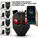 LED Sırt Çantası Motosiklet Sırt Çantası DIY programlama sırt çantası ravel ve Kamp Saklama Çantası Karbon fiber doku