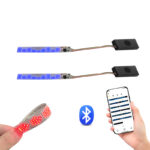 Mini LED Flexible Screen Panel 5*36 Pixels Smart app Programmable LED Ticker Board for Shoes Hats Clothes Bags Avertise Light