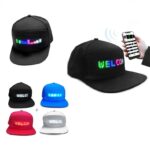Luminous Support Customization Logo LED Hats Party Hiking Sports Cap with Rechargeable LED Light for Fishing Camping Automotive