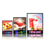 A1 A2 A3 A4 illuminated Poster Frame LED Sign Restaurant Menu Advertising Light Box Signboard Night Club Display Frame