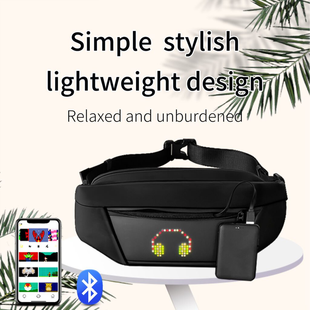 Led Fanny Packs and Programmable Led Sign Cross...