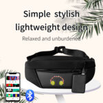Led Fanny Packs and Programmable Led Sign Crossbody Running Waist Bag DIY Backpack LED Display Pixel Screen Bag