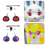 Blinking Eyes LED Display Panel Eagle Eyes Winking Screen APP Programmable LED Eye Display Sign for Car Backpack LED Screen
