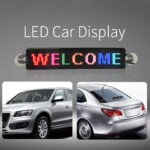 Custom USB mini programmable moving message advertising sign App Controlled Led Display Screen for taxi car