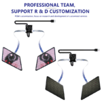 App-Steuerung programmierbare zwinkernde Auge führte Display-Panel führte Adlerauge blinkenden Bildschirm für Rucksack Taschen Autos Kleidung