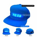 Luminous Support Customization Logo LED Hats Party Hiking Sports Cap with Rechargeable LED Light for Fishing Camping Automotive