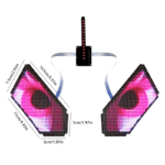 akıllı gözler yanıp sönen led ekran panosu uygulama düzenleme diy göz animasyonları metin ekranı led işareti