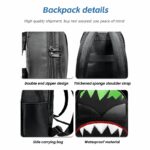 Cute Programmable Animated LED Eyes School Backpack Fashion Style Smart APP Winking Waterproof Cotton Zipper Anti-Theft for Kids