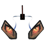 akıllı gözler yanıp sönen led ekran panosu uygulama düzenleme diy göz animasyonları metin ekranı led işareti