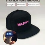 Luminous Support Customization Logo LED Hats Party Hiking Sports Cap with Rechargeable LED Light for Fishing Camping Automotive