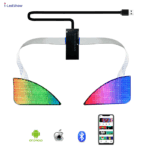 Winking Eyes LED Panel Display LED Angel Eyes Blinking Screen APP Programmierbare LED Eye Display für Car Backpack LED Screen