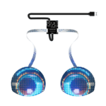 Yanıp Sönen Gözler LED Ekran Paneli Kartal Gözleri Göz Kırpma Ekranı APP Programlanabilir LED Göz Ekranı Araba Sırt Çantası LED Ekranı için İşaret