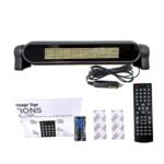 12V Remote Control Programmable LED Car Sign Scrolling Messages Numbers Display Mini Size Digital Display Screen For Advertising
