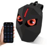 LED Sırt Çantası Motosiklet Sırt Çantası DIY programlama sırt çantası ravel ve Kamp Saklama Çantası Karbon fiber doku