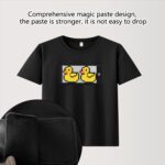 LED T Shirt Display Screen Smart APP Programmable Scrolling Message Led t Shirts and Light up Clothing Mini Flexible Panel