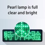 LED Name Badge USB Ricarica Programmazione Display Digitale LED Card Screen per Bar Hotel Party Supermercato Scuola e Ristorante