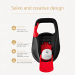 Intelligente LED-Anzeige Wasserflasche Handy-Steuerung Digital Message Moving LED Wasser Cup 800ml große Kapazität Flasche für Sport