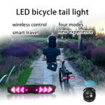 Programmable Bicycle LED Turn Signal Light Scrolling Message Mini LED Sign Usb Rechargeable Led Bike Tail Light
