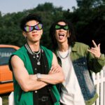 Light up Glasses Programmable APP Control LED Glasses with Text Graffiti Animation Rhythm for Nightclub Party Festival Halloween