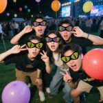Light up Glasses Programmable APP Control LED Glasses with Text Graffiti Animation Rhythm for Nightclub Party Festival Halloween