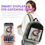 Programmable Luminous Backpack Smart LED Display Backpack Led Digital School Smart Bag With Led Light