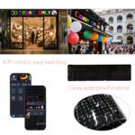 Programmable RGB Devil’s Eye Lamp LED Screen Car Eye Light Dynamic LED Matrix Panel for Truck Car