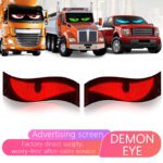 Programmable RGB Devil’s Eye Lamp LED Screen Car Eye Light Dynamic LED Matrix Panel for Truck Car