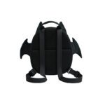 App-Controlled Compact Cartoon-Style USB with Luminous Eyes Programmable Devil Horns and Wings LED Backpack for Children