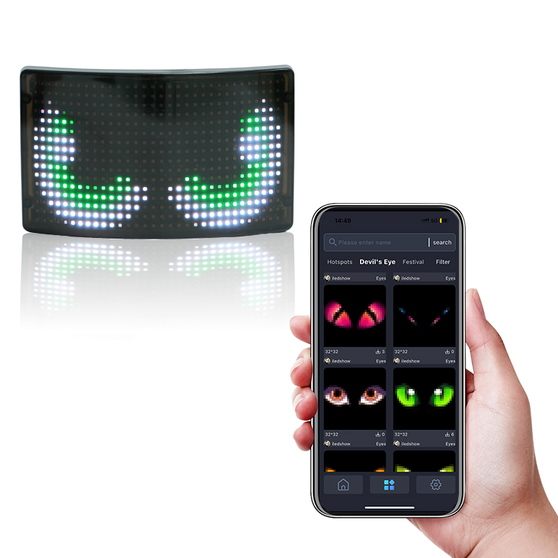 Cool Light for Motorcycle Helmet LED Warning APP Control Bike Helmet Color Light and DIY Motorcycle Helmet Light