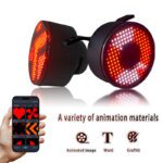 Bike Accessories Waterproof Led Bicycle Light High Quality Usb Rechargeable Cycling APP Remote Control