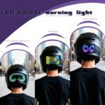 Cool Light for Motorcycle Helmet LED Warning APP Control Bike Helmet Color Light and DIY Motorcycle Helmet Light