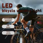 Bike Accessories Waterproof Led Bicycle Light High Quality Usb Rechargeable Cycling APP Remote Control