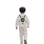 LED Mini Astronaut Backpack USB Lightweight Children’s Shoulder Bag Cute Cartoon Pattern Adjustable Trendy Childlike Innocence