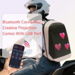 Pixel 96*128 LED Backpack High Resolution Display Backpack with Digital LED Screen Clear Display Photos Women Backpack