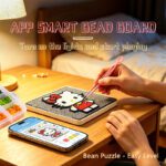 52*52 Smart Perler Bead LED Display Screen Board DIY Patterns LED Color Lighting Panel for Pegboard Creative Toys Funny Handwork