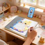 104*104 Factory Smart LED Control Card Board for Perler Bears DIY Creation, Full Color Screen Bluetooth APP Lighting LED Screen Panel